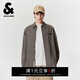 杰克·瓊斯（JACK&JONES） 男生秋季百純棉襯衫2025年新款舒適翻領(lǐng)長(cháng)袖通勤外套225305018