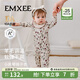 嫚熙（EMXEE）嬰兒連體衣竹棉羊毛連身衣寶寶連身衣爬服哈衣 莓夢(mèng)奇境 80cm 【9-18個(gè)月，體重8.5-10kg】