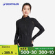 迪卡儂運動(dòng)外套女瑜伽服健身衣魚(yú)骨修身夾克-5543901