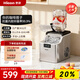 惠康制冰機家用全自動(dòng)清洗定時(shí)制冰日產(chǎn)30kg商用制冰器小型方冰塊制作機器家電 【升級不銹鋼】手動(dòng)-上扣桶-自動(dòng)清洗-產(chǎn)30kg