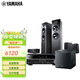 雅馬哈（YAMAHA）家庭影院5.1聲道落地影院 NS-51組合音響 F51客廳音響 家用音響功放套裝木質(zhì)大箱體音箱 F51黑+V385黑+低音炮