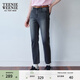 Teenie Weenie小熊女裝春季牛仔褲簡(jiǎn)約休閑高腰修身基礎煙管褲長(cháng)褲 黑色 M (165)