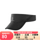 薩洛蒙（Salomon） 春夏新品 男女款戶(hù)外跑步運動(dòng)帽子 XA VISOR 黑色 均碼