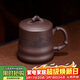 百年利永宜興紫砂蓋杯純全手工原礦紫泥竹趣杯功夫茶具男士辦公泡茶水杯子