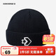 匡威Converse男女童翻邊針織帽2024冬季兒童帽子保暖冷帽