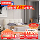 晚安（goodnight）奶油風(fēng)皮藝雙人床現代簡(jiǎn)約軟包頭層牛皮床1.5米婚床WA932高箱款