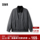 森馬（Semir）棉服男假兩件飛行員拼接牛仔棉衣2025年oversize冬109725112106