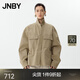 江南布衣（JNBY）【商場(chǎng)同款】25春新品夾克外套女襯衫式工裝風(fēng)寬松長(cháng)袖5P2613820 269/綠卡其 L