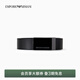 EMPORIO ARMANI/阿瑪尼官方旗艦【禮物】新款男士商務(wù)通勤板扣腰帶寬3.5CM春夏 84372-黑色-板扣