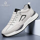 酒格品牌輕奢運動(dòng)鞋2026品牌復古老爹鞋夏季新款休閑鞋男士百搭鞋子男 白色 【高端男鞋】 41