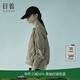 日著(zhù)（rizhuo）日著(zhù)原創(chuàng  )設計女裝2025春新款城市輕戶(hù)外棒球服飛行員夾克短外套 卡其 M