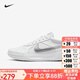 耐克（NIKE）網(wǎng)球鞋女鞋新款COURT LITE 4專(zhuān)業(yè)運動(dòng)鞋百搭緩震耐磨網(wǎng)球鞋 【3代】白色銀標DH1042-101 36