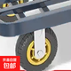 平板車(chē)加厚方管車(chē)拉貨搬運車(chē)加長(cháng)拖車(chē)載重王大號折疊手推車(chē)推貨車(chē) 【配件】輪子