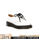 馬丁大夫Dr. Martens馬丁鞋女靴低幫系帶1461皮鞋單鞋20131232 black white 20 MEN 10