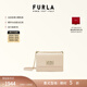 芙拉（FURLA）【禮物】1927迷你牛皮女士高級感單肩斜挎包鏈條包小方包 裸色 MINI