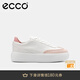 愛(ài)步（ECCO）休閑鞋女 厚底增高時(shí)尚百搭小白鞋板鞋拼色運動(dòng)鞋 街頭219553 HL 裸粉色/白色/玫粉色21955361284 36