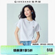 佐丹奴短袖T恤女2026年夏新款純棉花束刺繡森系圓領(lǐng)上衣13326321