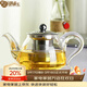 金鑲玉 玻璃茶壺 泡茶壺高硼硅玻璃耐高溫耐茶壺熱玻璃茶壺泡茶器沏茶壺 如意壺500ml
