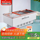 穗凌（SUILING）商用展示柜冰柜 臥式島柜冷凍海鮮柜 大型大容量速凍超市飯店燒烤攤保鮮冰箱 【2000*980*860深底速凍】WD4-596