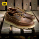 CAT卡特秋新品男士時(shí)尚戶(hù)外低幫復古皮鞋單鞋帆船鞋休閑鞋