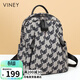 viney雙肩包女大容量學(xué)生書(shū)包休閑輕便旅游旅行背包高顏值輕奢電腦包