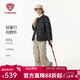 坦博爾羽絨服女短款2025冬季新款戶(hù)外運動(dòng)內膽羽絨服輕薄保暖外套 黑色 S