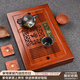 錦格花梨木茶盤(pán)不銹鋼儲水盤(pán)茶臺抽屜式茶托盤(pán)小號原木茶托簡(jiǎn)約家用 花梨木古茶：43*28*5cm