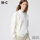 優(yōu)衣庫合作款/女裝男裝柔滑棉質(zhì)圓領(lǐng)針織衫/毛衣毛衫482970 01 乳白色 M
