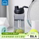 樂(lè )扣樂(lè )扣（LOCK&LOCK）大容量水杯tritan運動(dòng)搖搖杯便攜提手水壺男女塑料杯子1.5L黑色