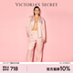 維多利亞的秘密 維密大秀系列 緞面長(cháng)袖長(cháng)褲送女友禮物睡衣套裝送女友送禮送女友 5W3S粉色條紋 11254141 S