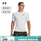 安德瑪（Under Armour）UA HeatGear 男子舒適訓練健身短袖緊身衣1361518 白色100 L