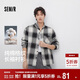 森馬（Semir）[商場(chǎng)同款]長(cháng)袖襯衫男純棉格紋外套2025春季上衣寬松101125105106