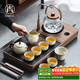 尚言坊功夫茶具整套高檔茶盤(pán)帶燒水壺一體泡茶器全套煮茶器煮茶爐套裝