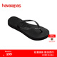 havaianas哈唯納SlimFlatform厚底人字拖女夏外穿增高夾腳涼拖鞋 0090-火耀黑 39 39/40巴西碼