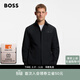雨果博斯BOSS 【防潑水】男士26年春季新款斜紋布寬松版型薄款夾克外套 001-黑色 M