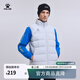 卡爾美（KELME）運動(dòng)棉馬甲男秋冬加厚保暖坎肩背心防寒外套8161MJ1001 淺灰 M