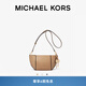MICHAEL KORS 邁克高仕【檀健次同款】MK Jordi 男女同款 小號拉鏈斜挎包 駝色 297 小號