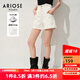 艾諾絲雅詩(shī)ARIOSEYEARS夏季新品百搭牛仔褲褲褲子高腰短褲30533295 白色 M