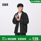 森馬（Semir）森柔牛仔|夾克男裝設計感格子牛仔外套寬松秋季上衣103524108103