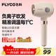 飛科（FLYCO）電吹風(fēng)機家用宿舍用吹風(fēng)筒便攜式速干護發(fā)負離子不傷發(fā)LED智能溫度顯示送禮新年情人節禮物 FH6369