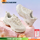 斯凱奇（Skechers）女鞋子2026秋季新款熊貓鞋運動(dòng)厚底老爹鞋簡(jiǎn)約輕便百搭透氣休閑鞋 乳白小雛菊/后跟刺繡 38 (腳長(cháng)25cm)