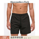 Abercrombie & Fitch男裝25夏季運動(dòng)風(fēng)松緊腰網(wǎng)眼內襯短褲沙灘褲133-5050 黑色 M (180/80A)
