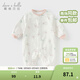 戴維貝拉（DAVE＆BELLA）百天寶寶衣服全棉小童連體衣春裝新品嬰兒爬爬服嬰幼兒睡衣哈衣 貓咪印花【現貨】 73cm （建議身高66-73cm）