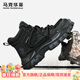 馬克華菲馬丁靴男2026春秋新款男士厚底工裝鞋復古黑色短靴防滑增高登山鞋 騎士黑 40 此款為皮鞋尺碼=運動(dòng)鞋碼41