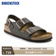 BIRKENSTOCK勃肯德國進(jìn)口男女款牛皮革舒適軟木Milano系踝涼鞋 棕色窄版0034103 39