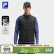 FILA 斐樂(lè )官方男士羽絨馬甲2025冬健身運動(dòng)簡(jiǎn)約基礎立領(lǐng)上衣