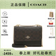 蔻馳（COACH）klare 17 女士新款印花單肩斜挎小方包風(fēng)琴送女生禮物 胡桃木色配黑色CW206IMXAQ 禮物