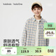 巴拉巴拉童裝兒童長(cháng)袖襯衫寶寶衣服女男童2026新款春裝上衣襯衣外套格子衫