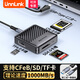 UNNLINK CFB讀卡器SD/TF4.0高速讀卡器適用CFexpress B內存卡 支持索尼/佳能R5/尼康Z8/富士XH2單反相機 CFB+SD4.0+TF4.0 【三卡單讀】 1000MB/s