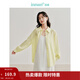 茵曼（INMAN）章若楠同款|茵曼天絲防曬薄長(cháng)袖襯衫外套女2026年夏季新款白襯衣 檸檬黃 XL